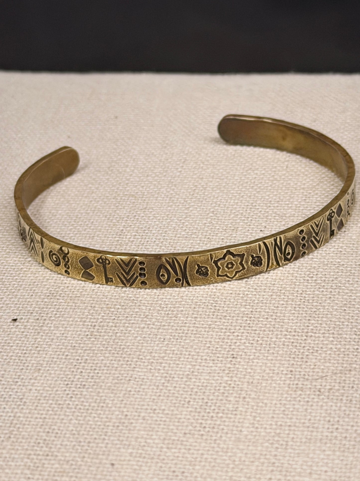 Bracelet: Brass Cuff